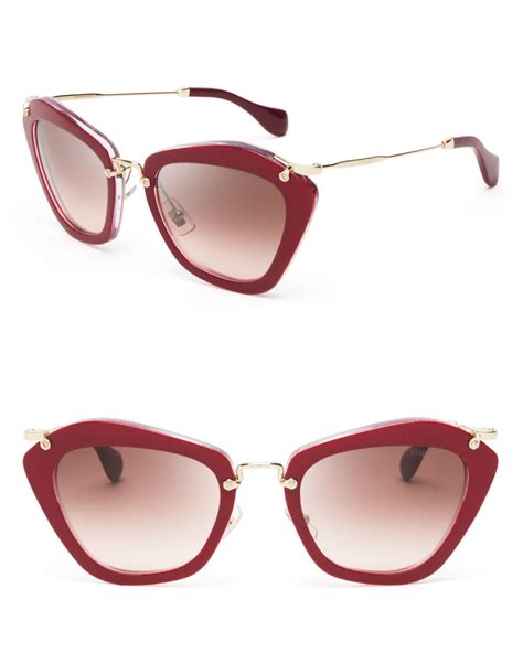 miu miu cat eye sunglasses glitter|Women's Miu Miu Cat.